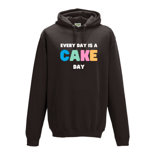 every day is a cake day - black hoodie Thumbnail